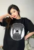 Heren T-shirts CAVEMPT CHECK EARTH PRINT CE KORTE MOUW T-SHIRT VOOR HEREN EN DAMES DAG STIJL LOSSE CREW HALS KORTE MOUWEN