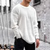 Maglioni da uomo Maglione Kintting Uomo Moda casual Manica lunga Lana solida Autunno Inverno Allentato Pullover maschile di grandi dimensioni