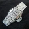 Andere Uhren Hohle mechanische Uhr Top Luxus Diamant Silber Automatik Mode Hip Hop High End Wasserdichte Uhr Drop 230725