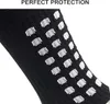 Sportsocken Kompressionssocken Fußballsocken Nicht-Schlupf-Silikon-Saugpokal Grip Anti-Slip-Fußball-Socken Sport Männer Frauen Baseball-Rugby-Socken Grip Grip