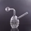 Handheld Hookahs Glass Oil Burner Bong for Dab Rigs Water Bubbler Pipe Detachable Design Ash Catcher Recycler Bong with Replaceable Oil Pot Wholesale Price