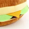 ぬいぐるみのクッションクリエイティブハンバーガーぬいぐるみおもちゃ柔らかいパッド入りぬいぐるみぬいぐるみ枕カチョウ