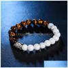 Perlé Bouddha Tête Nature Pierre Strands Bracelet Agate Lava Bracelet Femmes Hommes Bracelets Will Et Sandy Bijoux De Mode Cadeau Drop De Dhlp9