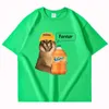Pantaloni Demotivational Big Floppa Cat Meme Fanter Tshirt per le donne degli uomini 2022 Cartoon Divertente magliette a maniche corte Streetwear T Shirt Tops