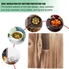 Table Mats Kitchen Supplies Wooden Coasters Mat Backing Plate Dishes Pads Pot Base Tray