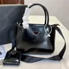 Deux Pièces Mode Petit Sac Fourre-Tout En Cuir Véritable Femmes Designer Sac À Bandoulière Classique De Luxe Sac À Bandoulière Casual Sac À Main Avec Petit Sac À Main