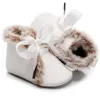 Zapatos para primeros pasos para recién nacidos, botas de nieve de invierno para niños y bebés, botas cálidas con pelusa para niños y niñas, zapatos de suela blanda para niños pequeños