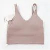 Luluswomen – soutien-gorge de sport et de Yoga, débardeur Sexy, gilet serré avec coussinet de poitrine, sans beurre, doux, athlétique, vêtement de Fitness personnalisé