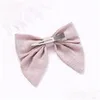 Hair Pins Europe America Girls Hairpin Headdress Children Cotton And Linen Cloth Llowtail Butterfly Hairpins Monochrome Drop Delivery Dhibb