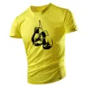 T-shirts pour hommes Hommes musclés Boxe Sports Graphiques Impression 3D T-shirt Été Tendance Rue Tough Guy Confortable Séchage rapide Manches courtes