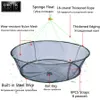 Fisketillbehör Drop Fiske/Landing Net Crayfish/Shrimp Catcher Tank Casting Network Mesh For Fish Eels Trap/Cage Prawn Bait Crab Netting Small 230725