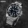 Andra klockor Sugess Watch of Men Diver NH35 Automatisk mekanisk armbandsur Datum Sapphire Crystal Luminous Ceramic Bezel Waterproof 200M 230725