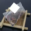 Coadores de chá 100pcslot Fibra de Milho Pirâmide Sacos Selados Calor Biodegradável Infusor Filtro Saco 230726