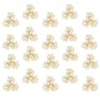 Lunettes de soleil 20pcs strass perle embellissements métal fleur boutons broche alliage breloques pour bricolage artisanat fabrication de bijoux fournitures de mariage