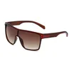 Квадратные солнцезащитные очки мужчины женщины модные ретро -дизайнерские дизайнерские очки дизайн бренда.