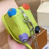 Bolsas coloridas para homens, bolsas de ombro luxuosas, corrente grossa, bolsas femininas, bolsas pequenas, bolsas com letras corretas em relevo