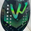 Tennisracketar Comewin 3K Holographic Beach Tennis Racket Full Carbon Fiber Frame Feminino Masculina Kit Rude Surface Treatment Nybörjare 230725