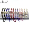 Bangle 12 Virgin Mary And Saint Jude Eyes Flat Drilled As Gifts And Prayer Have Exorcism Protection Function Many Color 230726