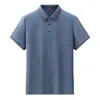 Polos Polos Mashrival Suepr Duża luźna krótko-rękawowa T-shirt Summer Lapel Cotton Plus Size xl 2xl 3xl 4xl 5xl 6xl 7xl 8xl
