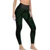 Pantalon actif Leggings en peau de serpent gris et argent imprimer Push Up Yoga Kawaii extensible Leggins femme Gym Sport Legging