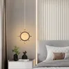 Candeeiros pendentes nórdicos modernos LED lustre quarto infantil acrílico dourado criativo interior casa quarto estudo de cabeceira