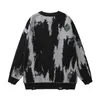 Männer Pullover Hiphop Ripped Grunge Y2K Vintage Gestrickte Punk Gothic Streetwear Jumper Pullover Männer Frauen Harajuku Mode Pullover