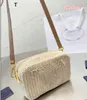 Woman Straw Bags Nylon shoulder bags Hobos Handbags Chain Purses Designer Crossbody Baguettes Lady Small Totes qiu