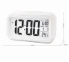 Plastic Mute Wekker LCD Slimme temperatuur Schattig Pogevoelig Nachtkastje Digitale alarmen Klokken Snooze Nachtlampje Kalender LLB1179274435 LL