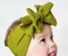 Baby Mädchen große Schleife Kreuz Stirnbänder Kinder Bögen elastische Kopfbedeckung Kopfschmuck Band Headwrap Turban Kinder Accessoires2291ZZ