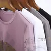 Erkek Tişörtleri Yumuşak Kısa Kollu T-Shirts Klasik Yaz O Boyun Pamuk Baskı Yüksek kaliteli ince uygun gündelik iş moda serin tepeleri