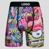 Roupas de grife Shorts de boxe masculinos Roupa íntima de secagem rápida Respirável Shorts de banho masculinos estampados Estilo Hip Hop Roupa íntima de moda