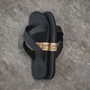 Zapatillas de verano Maden para hombre, chanclas cruzadas cómodas negras de látex para playa al aire libre, sandalias de goma impermeables informales para interiores para hombre 230726