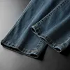 Mode homme Streetwear hommes bleu couleur Hip Hop pantalon hombre élastique maigre classique cheville fermeture éclair jean homme X0621 L230726