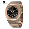 الساعات الأخرى Sapphero Mens Watch 100m مقاوم للماء من الفولاذ المقاوم للصدأ Miyota Quartz حركة عارضة الأسلوب على غرار واجهة فاخرة الأنيقة هدية 230725