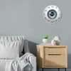 Horloges murales l'oeil globe oculaire avec beauté Contact pupille vue vue ophtalmologie muet horloge optique magasin nouveauté montre