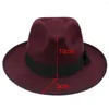 Bérets Hommes Femmes Panama Chapeaux Classique Rétro Sunhats Fedora Caps Trilby Jazz Outdoor Travel Party Street Style Taille US 7 1/4 UK L