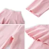 Trousers SheeCute Summer Girls Knee-length Skinny Cotton Leggings Baby Kids Candy Color Pants With Skrit RB001 230725