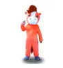 2023 Halloween Orange Horse Mascot Costume Anpassning Tecknad anime Temakaraktär Christmas Fancy Party Dress Carnival Unisex vuxna outfit