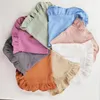Table Napkin 45x45CM Ruffule Cloth Napkins Cotton Soft Flounced For Wedding Decoration Decor Party House Warming Gift