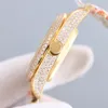 Hollow Diamond Watch Mens 시계 자동 기계 디자이너 시계 41mm Rainbow Bezel 비즈니스 여성 Wristwatch Montre de Luxe