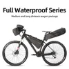 Сумки для корзины Rockbros Bike Bicycle Back Sack Rainpression Laign Matter Mtb Road Rame Bag Sag Triangle мешок водонепроницаемы