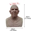 Wig Old Man Mask Halloween Full Latex Face Scary Heaear Horror For Game Cosplay Prom Props 2020 New X0803213N