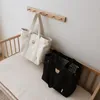 Luiertassen Gratis Schip Schattige Beer voor Baby Mama Tas Canvas Handtassen Items Organizer Nappy Caddy Moederschap Moeder Kids 230726