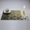 Table Mats 5pcs/set Pvc Placemat Dining Set De Bowl Pad Napkin Tray Mat Coasters Kids Decor