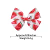 6 Colors Watermelon Printed Bows Clips Accessories Baby Girls Grosgrain Ribbon Hairpins Barrettes Kids GiftsZZ