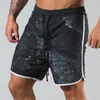 Herren-Shorts Sommer atmungsaktiven Sportfitness Schnelltrocknen Strandhosen Fitnessstudio Training Freizeit