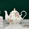 Butelki z wodą Europejski China China Teapot 400 ml angielski Zestaw popołudniowy