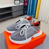 Fashion Men Bouncing Dress Shoes Soft Bottom Running Sneakers Italy Refined Elastic Band Low Top Mesh Breathable Leather Designer Trendy Casual Trainers Box EU 38-44