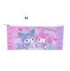 Fashion Cute Pink Purple Melody Student Pencil Bag Grande capacità Cinnamoroll Zipper Bag Accessori 4 stili 21 * 10,5 * 3 cm