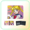 Japońska kreskówka Anime Sailor Crystal Portfel Krótka torebka dla studentów Whit Coin Pocket Credit Card Card Porther Portfels28078018851378